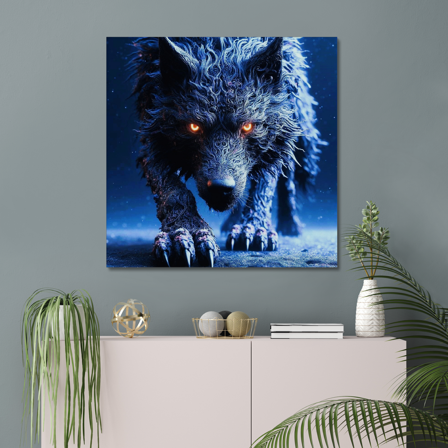 Hell wolf Canvas