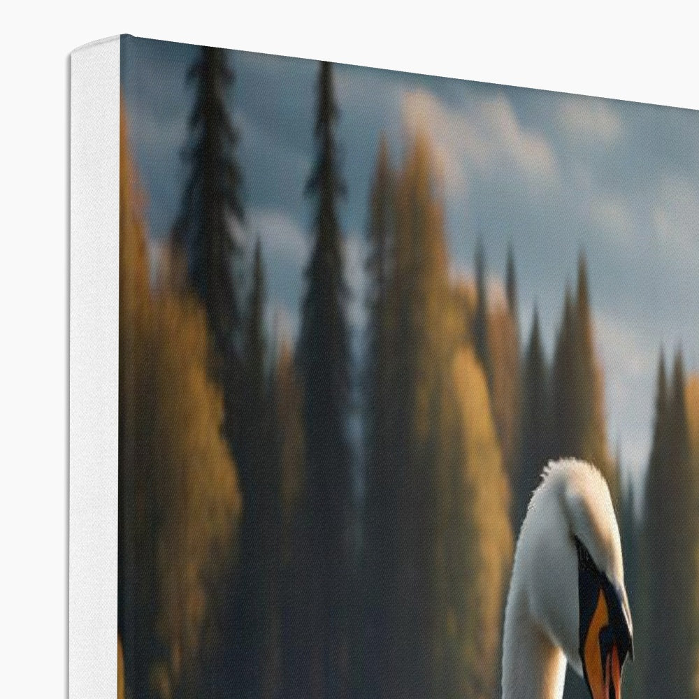 Swan Pair Canvas